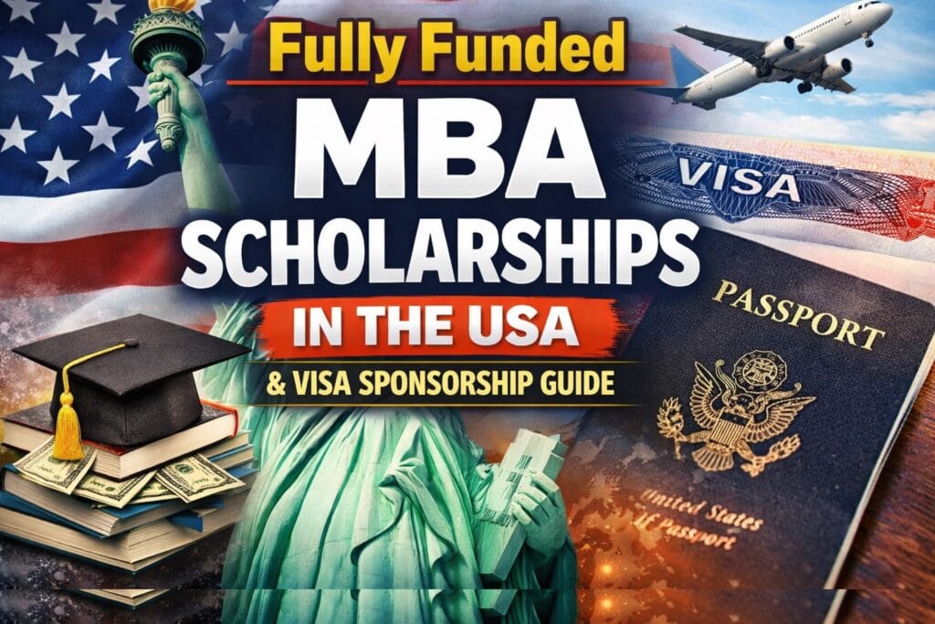 Fully Funded MBA Scholarships in the USA (and what “Visa Sponsorship” really means)